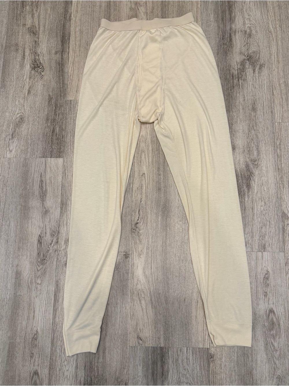 Patagonia Capilene Thermal Base Layer Bottoms Size Small Cream‎ Polyester